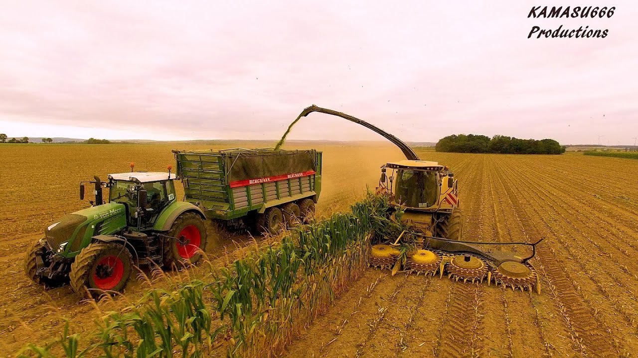 Mais 2019 : LU Von Meer / New Holland FR920 / Fendt / USA / Bergmann / Maize harvest / Mais ernte