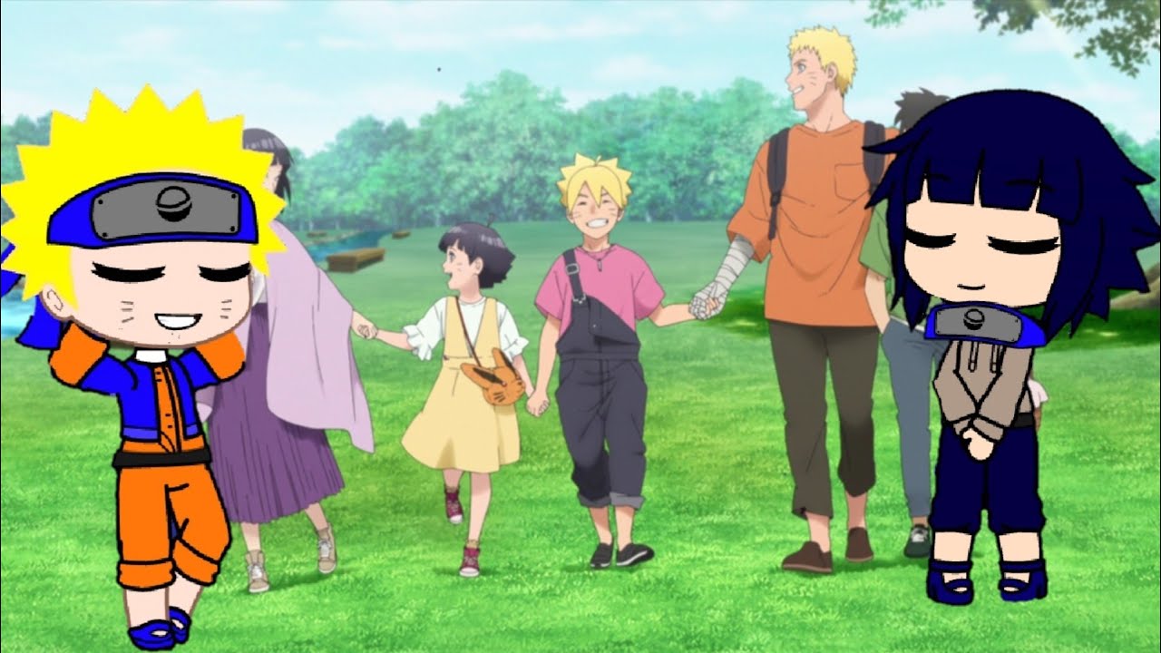 Sala do Naruto reagindo a família uzumaki (naruhina)