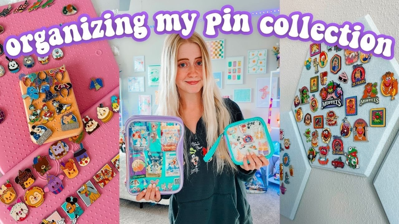 Organizing My Pin Collection! 🤧*cozy sick day shenanigans*