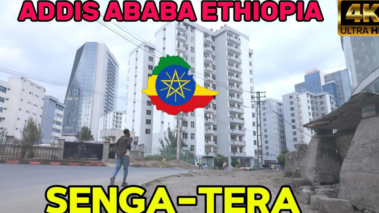 (ሰንጋ ተራ) Walking Downtown Sengatera Addis Ababa, Ethiopia 2025