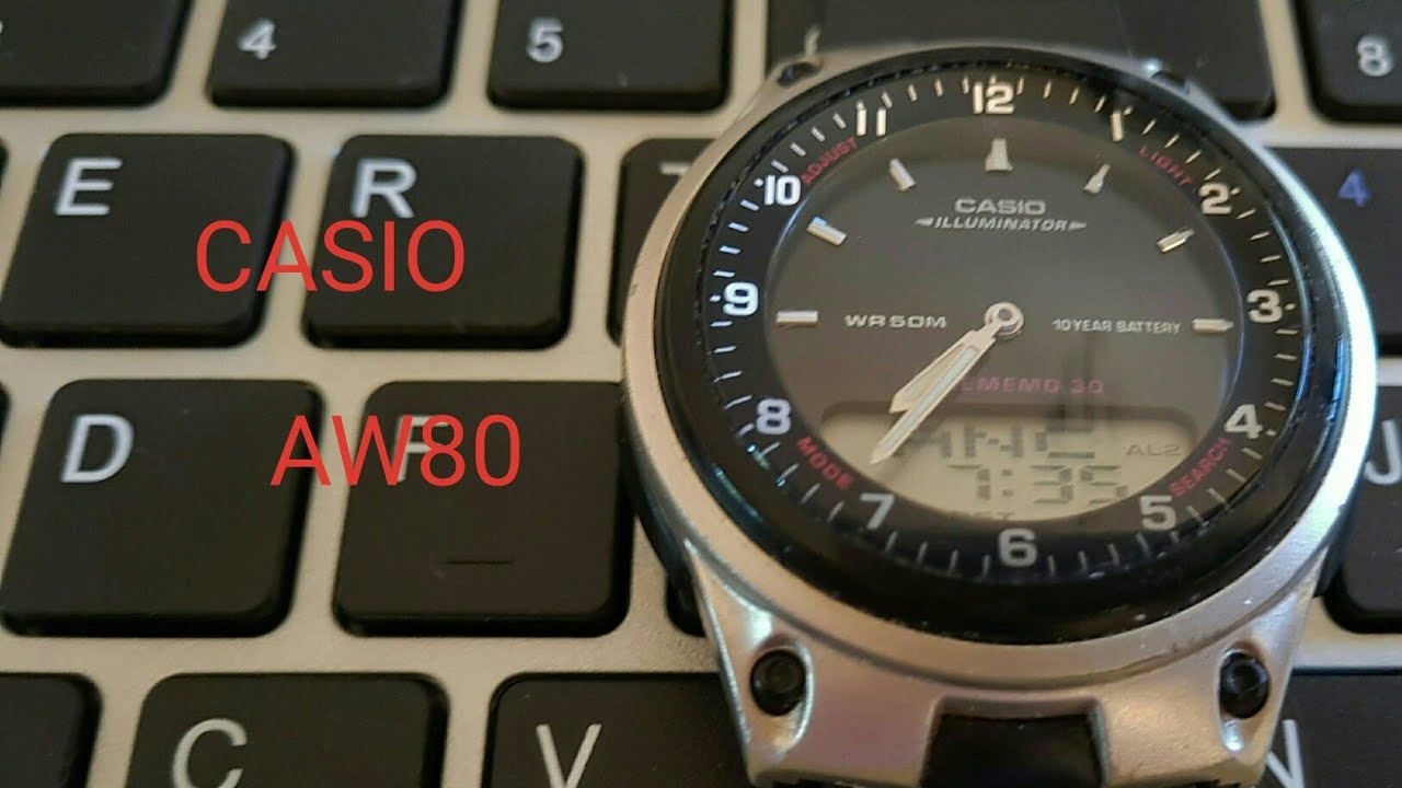 RELOJ CASIO AW80:OPINION RAPIDA EN MOVILIDAD