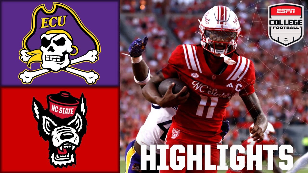 East Carolina Pirates vs. NC State Wolfpack | Full Game Highlights | ESPN College Football