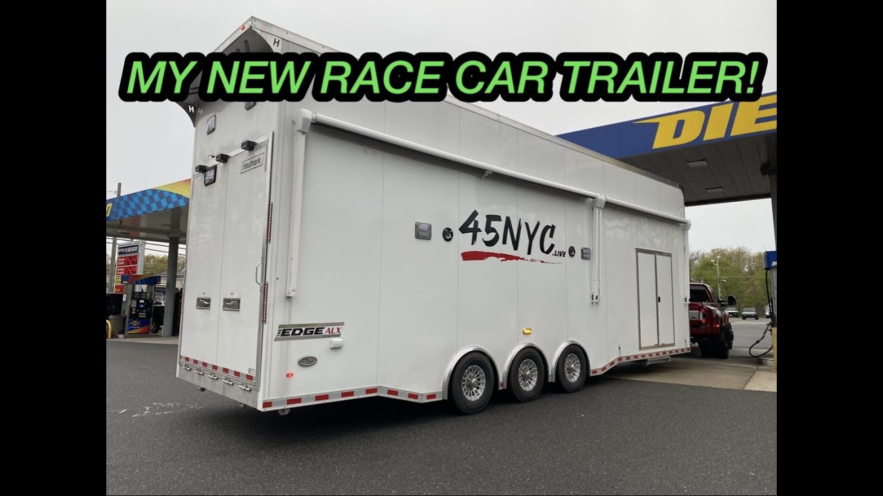 BUYING MY NEW RACE CAR TRAILER!