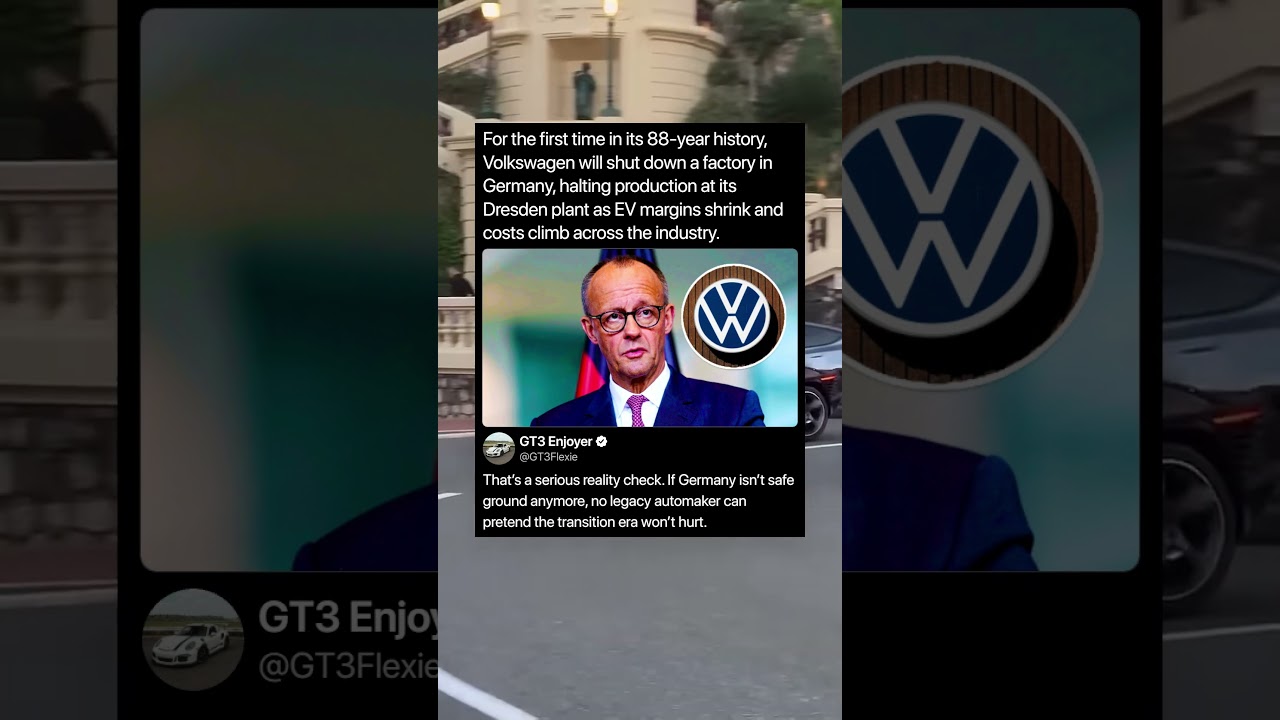 For the first time in its 88-year history, Volkswagen will shut down a factory in Germany