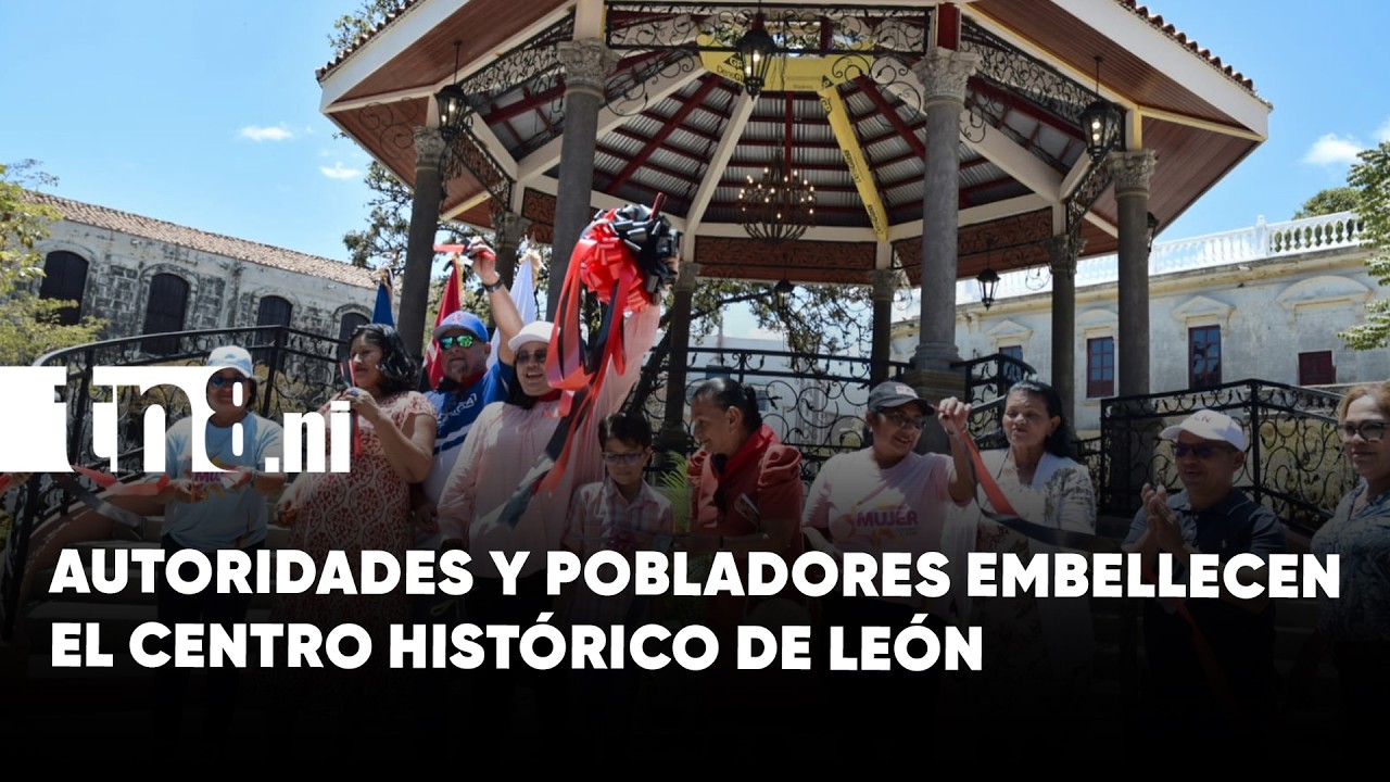 Inauguran nuevo kiosko central en la Plaza – Parque Juan José Quezada, León