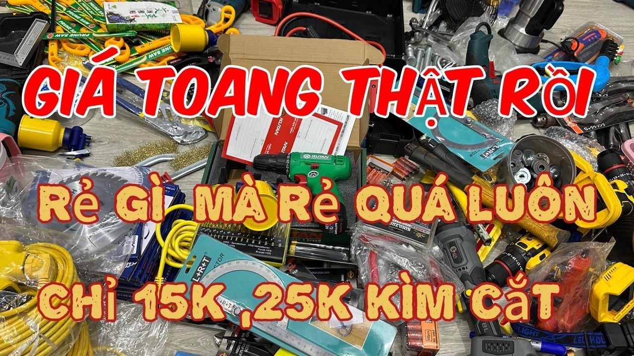 Xã lô hàng lộn xộn rỉ rét 5k/món pin20sel,cân tiểu li,máy khoan,máy Hàn,bơm xe pin,petong,nhổ vịt,…
