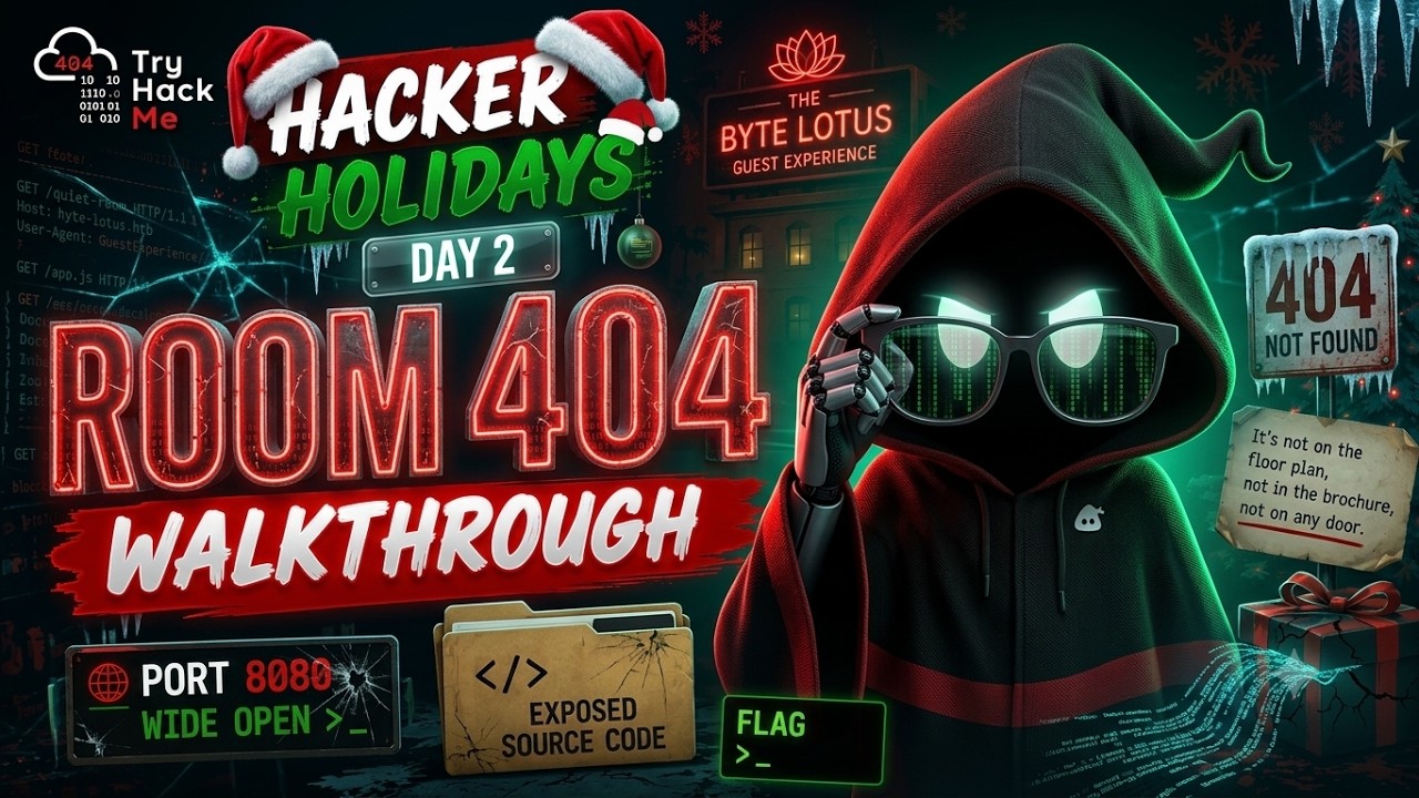 Room 404 | Hacker Holidays Day 2 | Full Walkthrough (2026) | TryHackMe