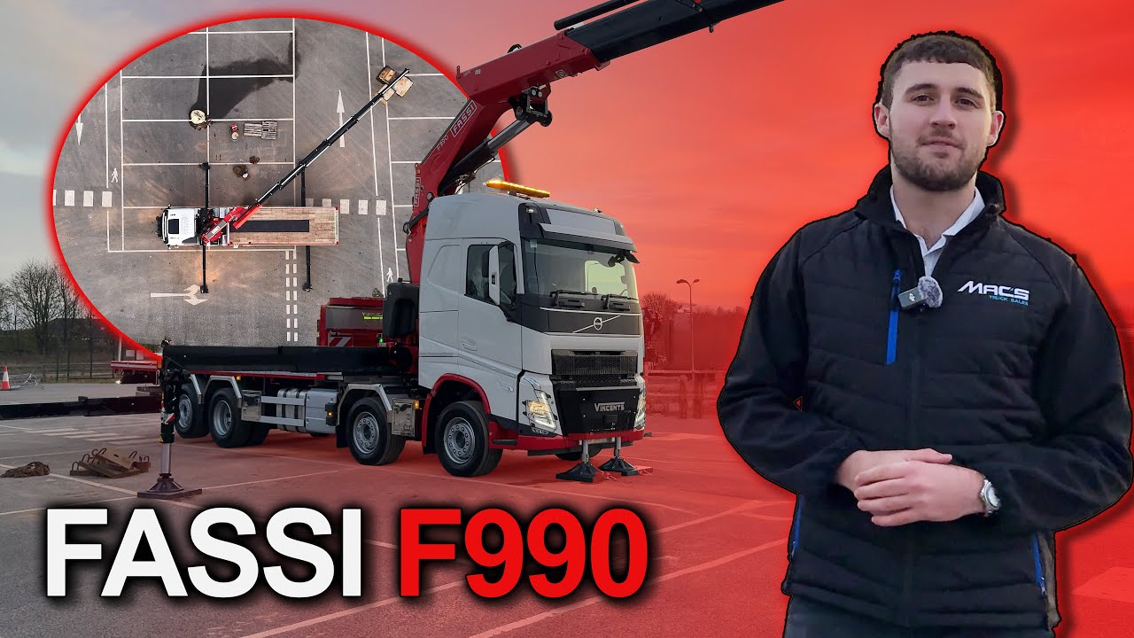 This Is One Of The Most POWERFUL Cranes - The Incredible FASSI F990
