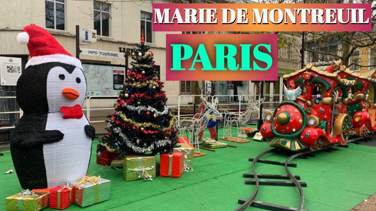 🥰Christmas Night ✨🎄 | Marie de Montreuil Ka Sabse Khubsurat View | France Vlog #vlog #paris#france 