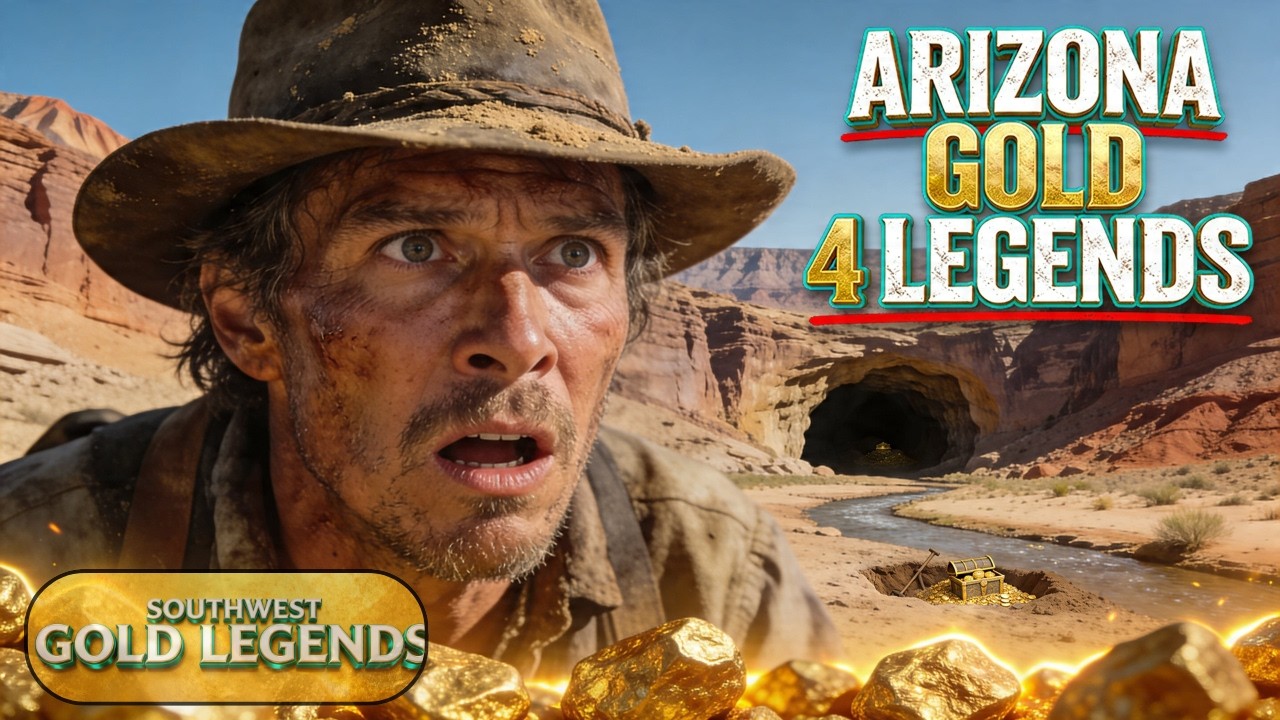 4 Lost Treasures of Arizona: Adult Sleep Stories About Southwest Desert Gold Mine Legends