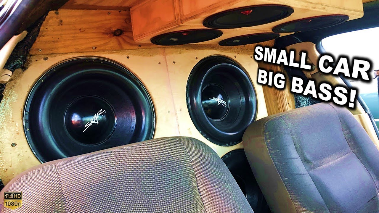 4 15S WALLED IN THIS LITTLE CAR TEARING IT UP!