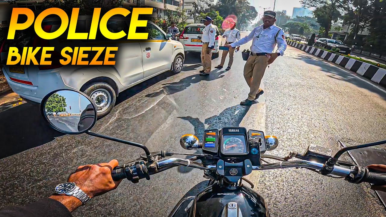CAUGHT BY POLICE ON YAMAHA REPUBLIC DAY RIDE 🤦‍♂️