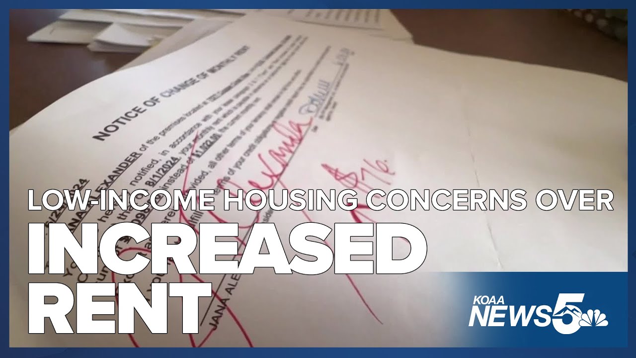 Those living in low-income housing raise concerns about increasing rent