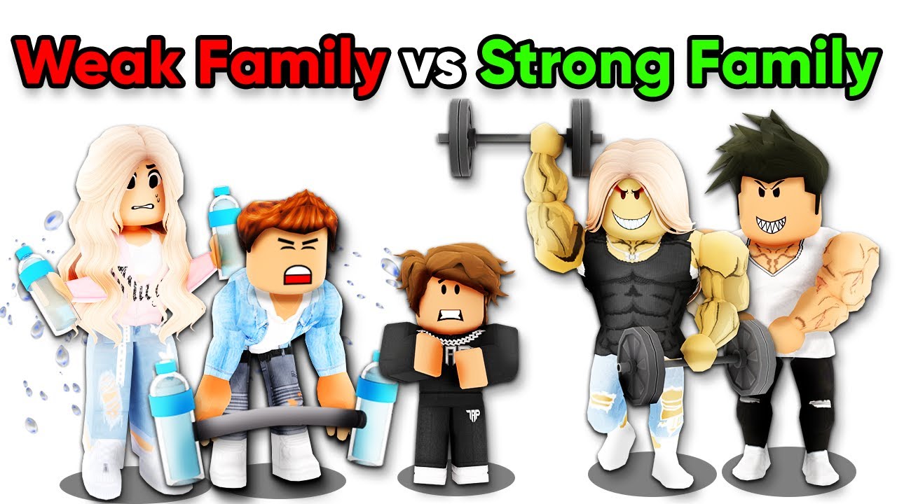 WEAK Family vs STRONG Family.. (Brookhaven RP)