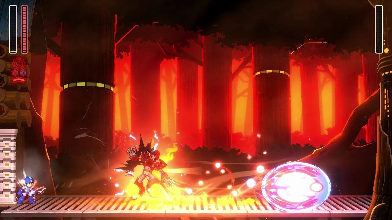 Mega Man 11 - Torch Man - Energy Dispenser - Double Gear Ultra Buster