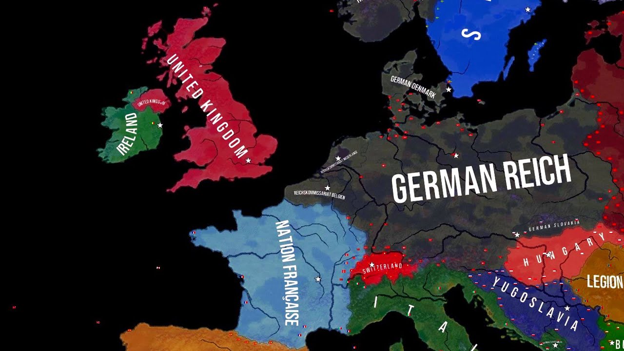 What if the UK made Peace with Germany? - HOI4 WW2 Timelapse