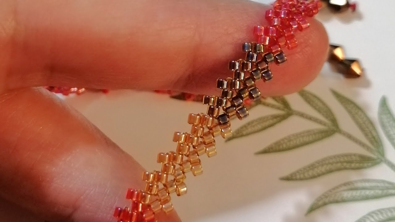 Pulsera espina de pez básica con variación