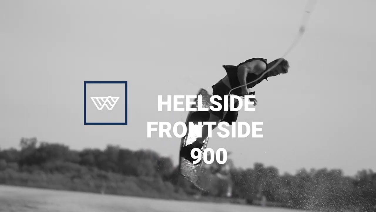 How to: Heelside Frontside 900 on a wakeboard!