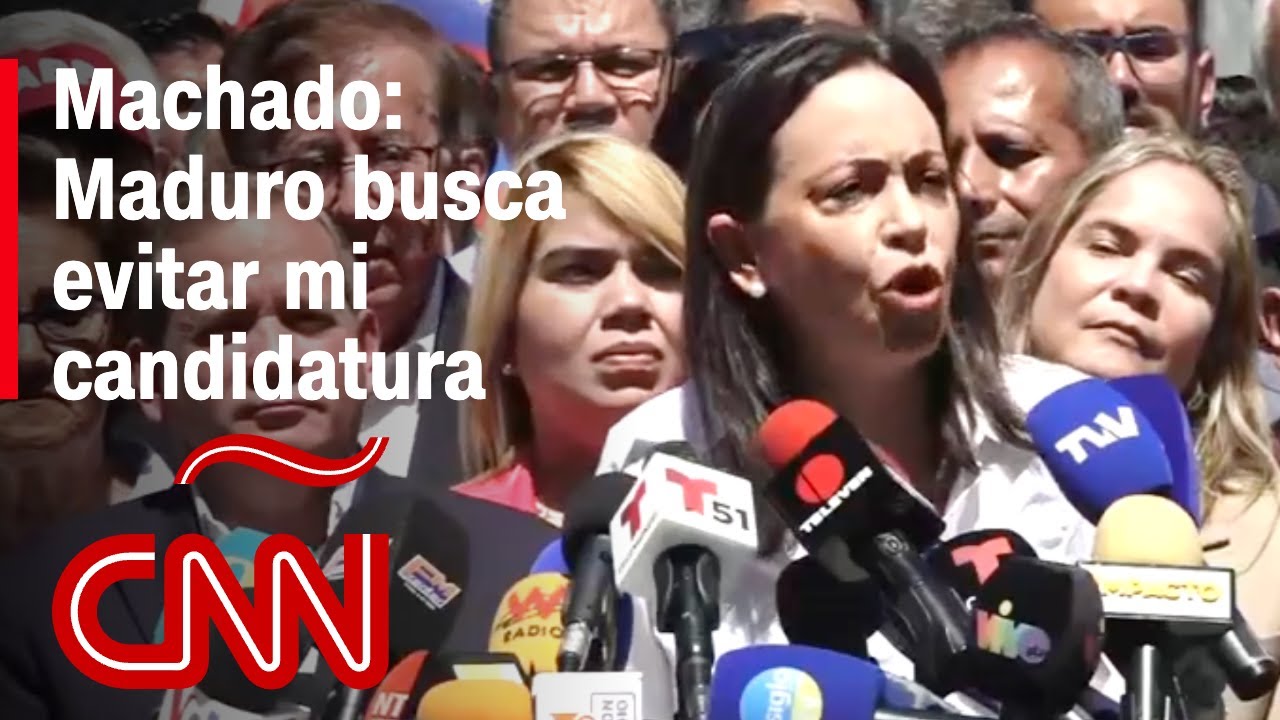 La conferencia de Maria Corina Machado tras su inhabilitación en Venezuela