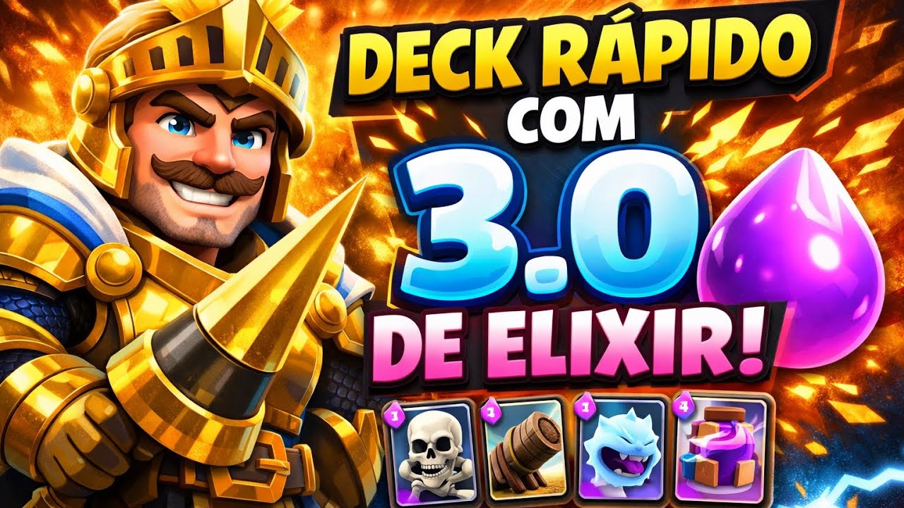 Deck de príncipe dourado com 3.0 de elixir/ Clash Royale 👑