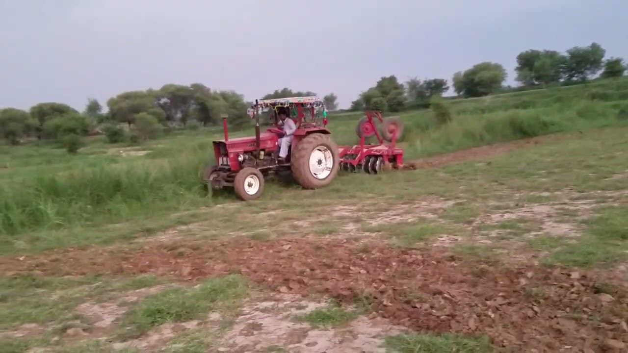 Fiat Tractor Al Ghazi 640 .85 Hp . Disk Harrow Performance . #FaitTractor