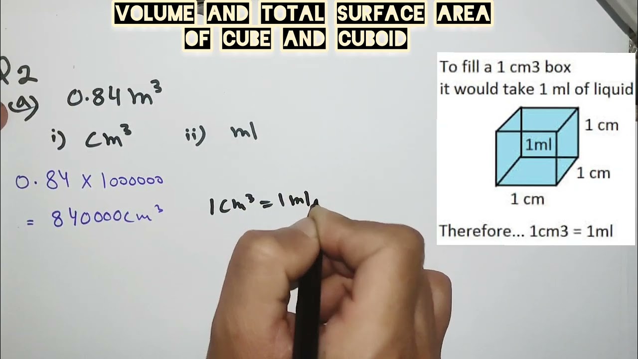 Exercise 6A Q1&2|Aps mathematics 1|D1 mathematics volume and surface area of cube and cuboids.