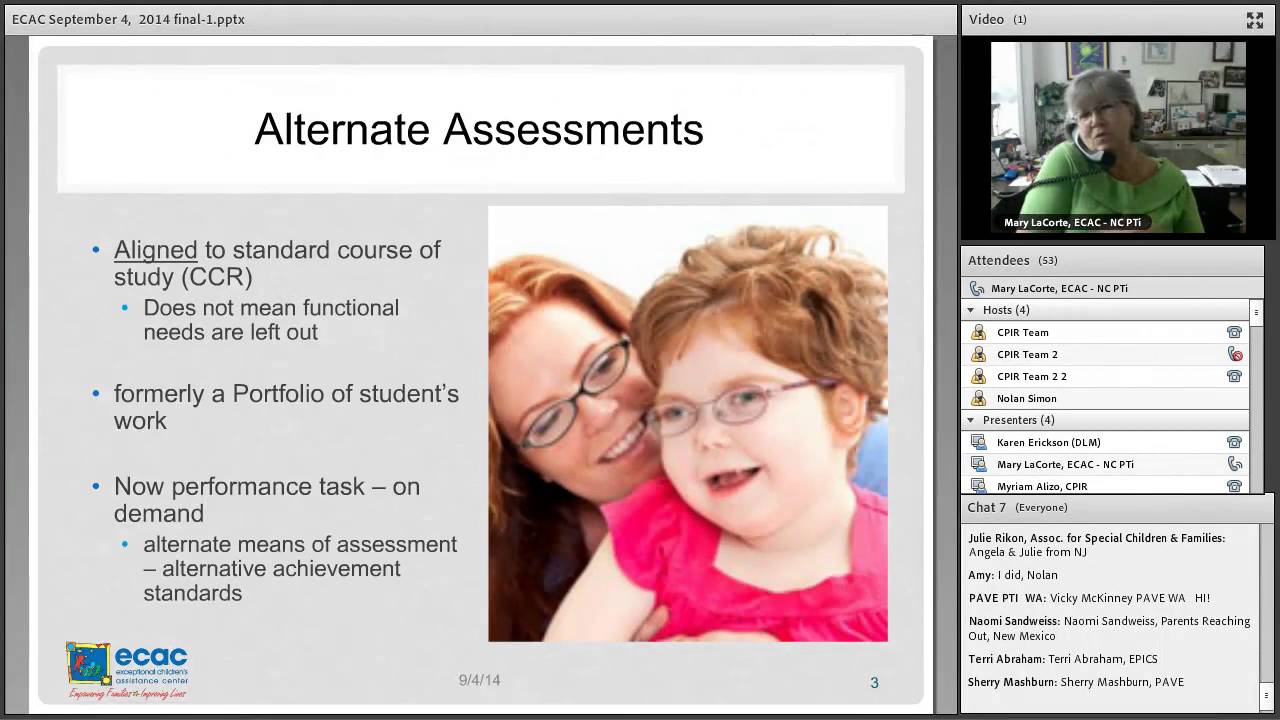 Alternate Assessments