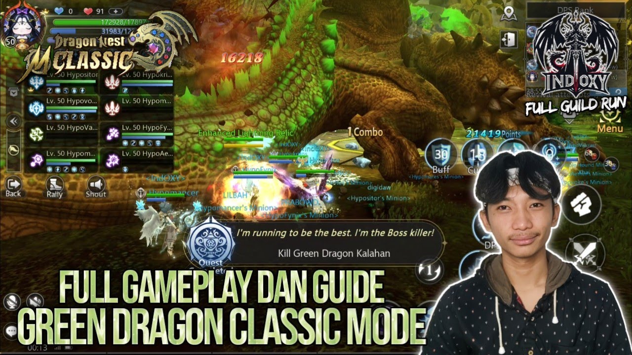 IndOXY First Clear GDN Classic Mode! SERU BANGET GUYS!! - DRAGON NEST M CLASSIC