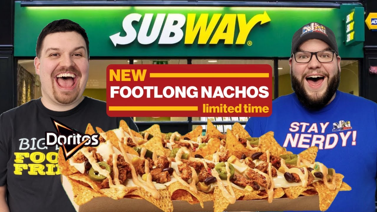 NEW Subway Doritos Footlong Nachos Review!