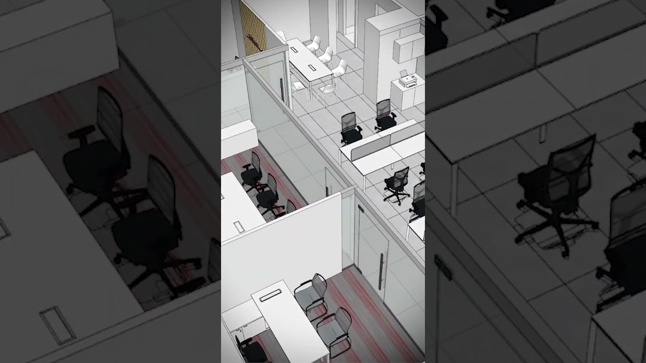 DHL Global Forwarding, Lahore Office &ndash; 3D Study Model