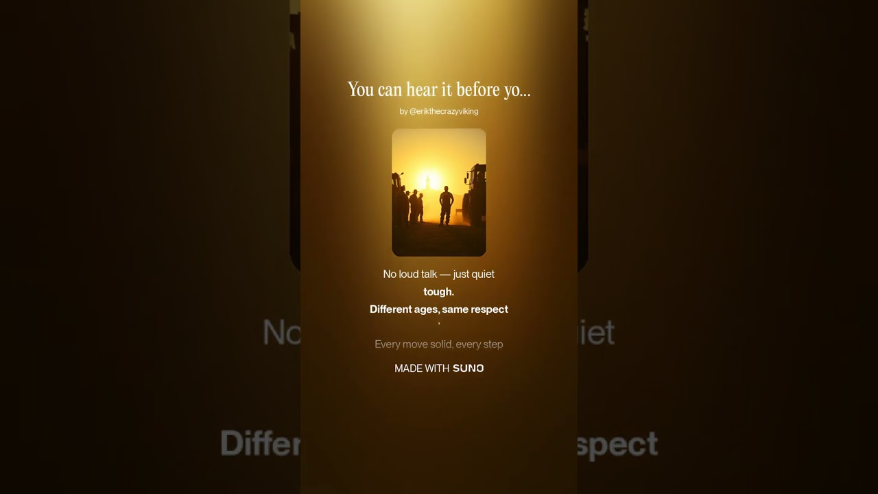 You can hear it before you see it