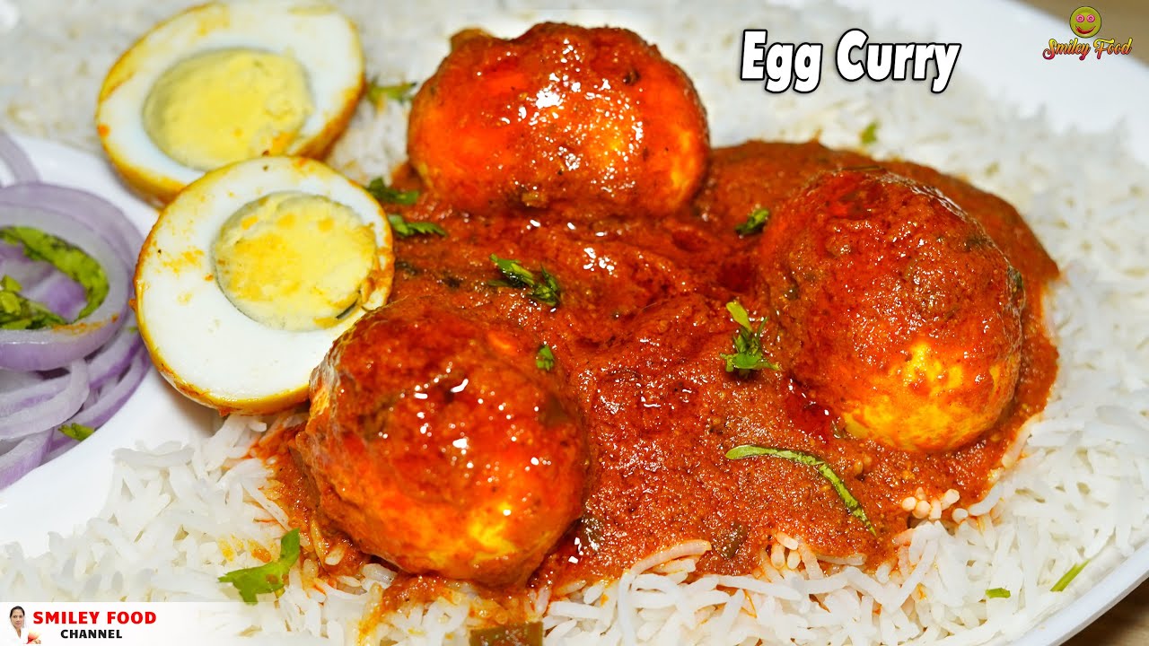 Egg Curry Recipe | अंडा करी बिलकुल ढाबे जैसी बनेगी | Anda Masala Curry | Boile Egg Gravy smiley food
