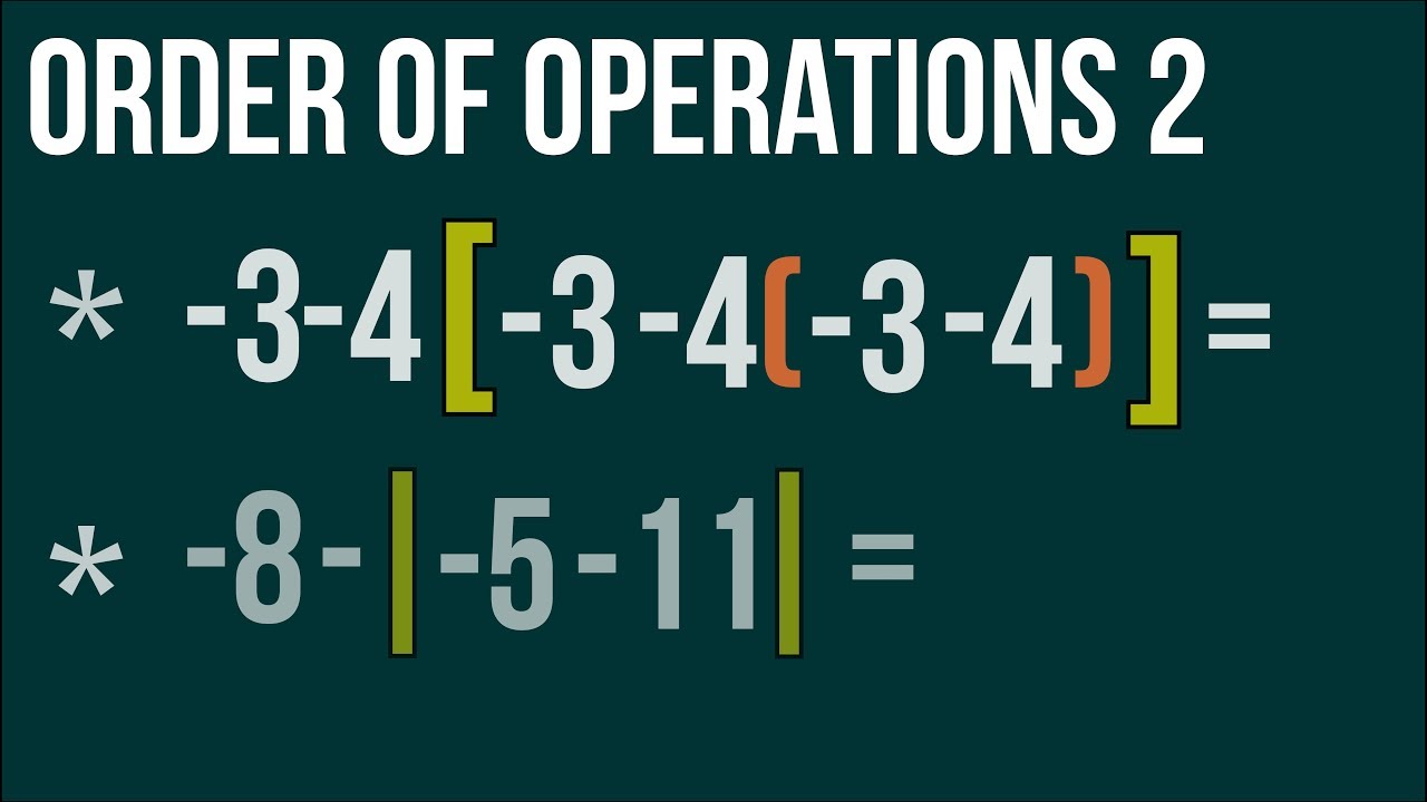 Xisaab af Soomaali I Order of Operations I kala hormarinta calaamadaha 2