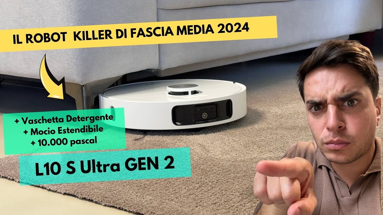 USCITO OGGI! E' il miglior ROBOT ASPIRAPOLVERE  a 699€ ✅  #Dreame L10S Ultra Gen 2