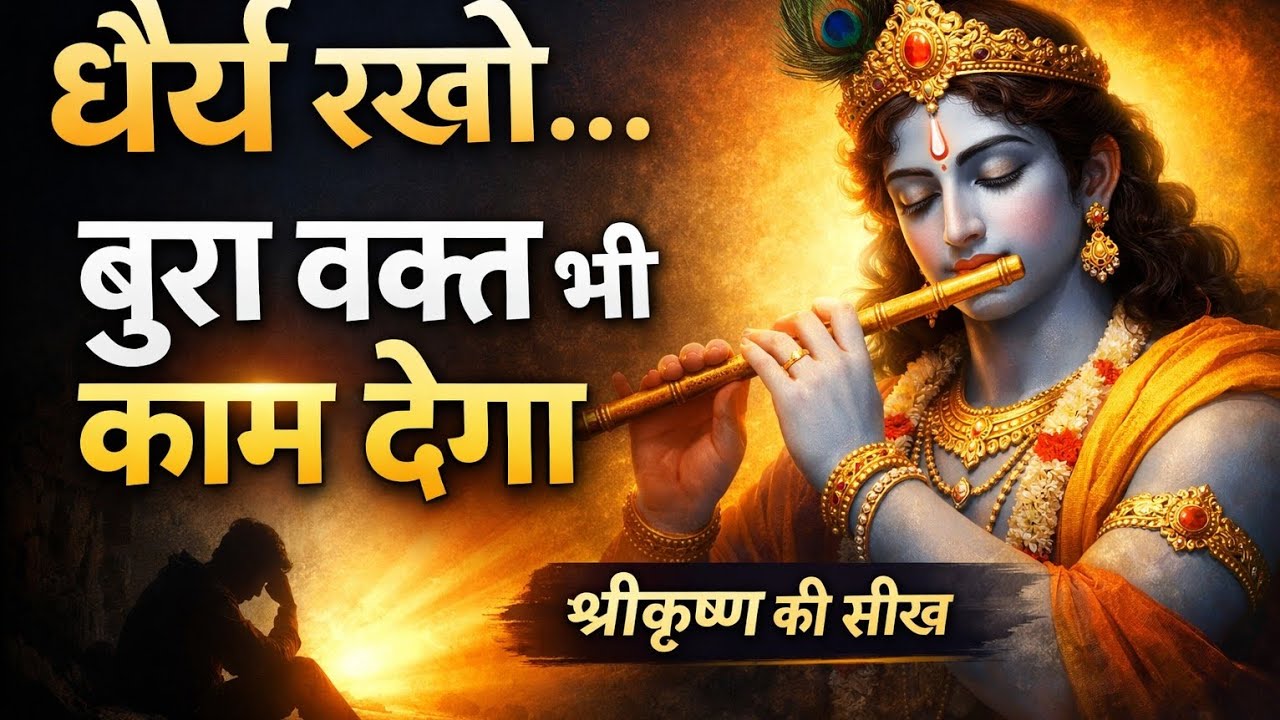 जब सब टूट जाए, तब धैर्य ही सबसे बड़ा हथियार है |बुरा वक्त क्यों आता है? श्रीकृष्ण की अनसुनी सीख 