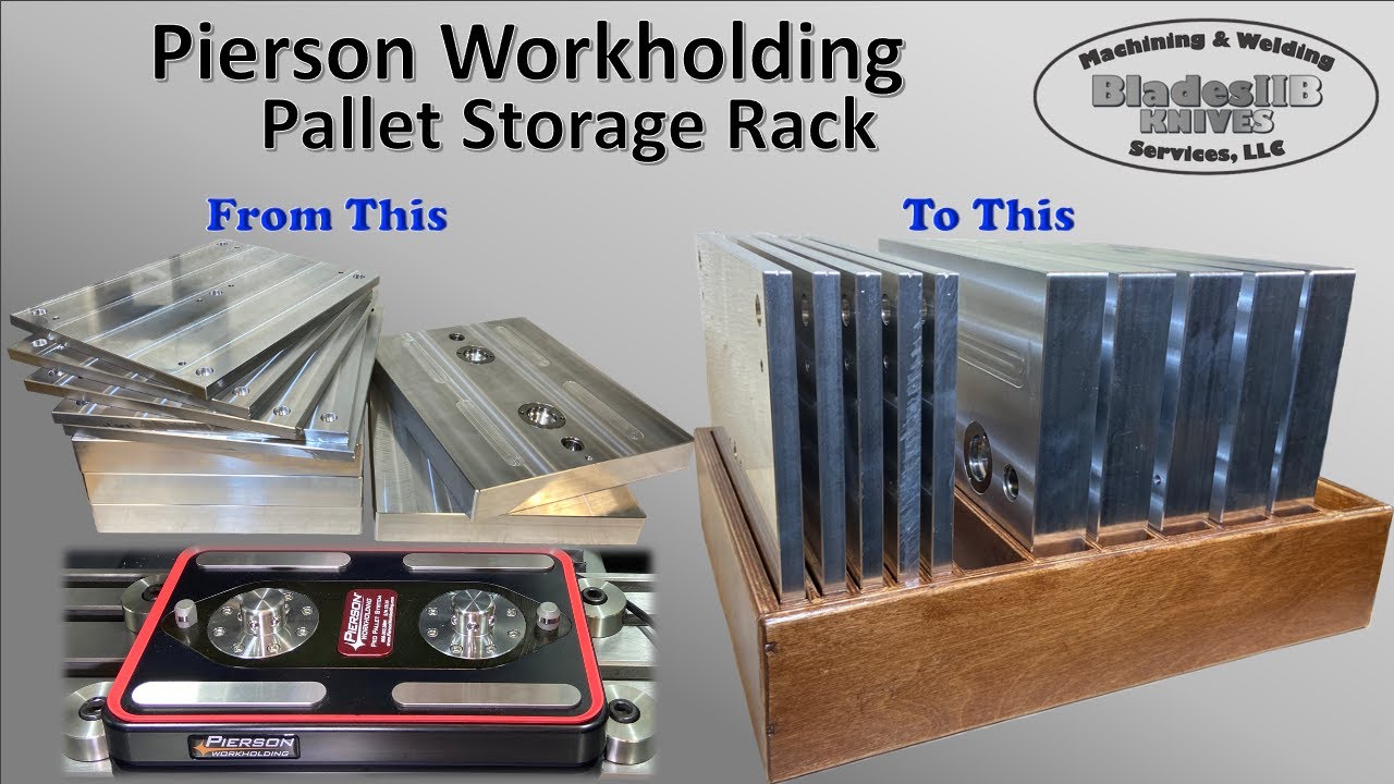Pierson Workholding Pallet Rack - Vertical Storage For Pierson Pro Pallets, Fits In Toolbox Drawer
