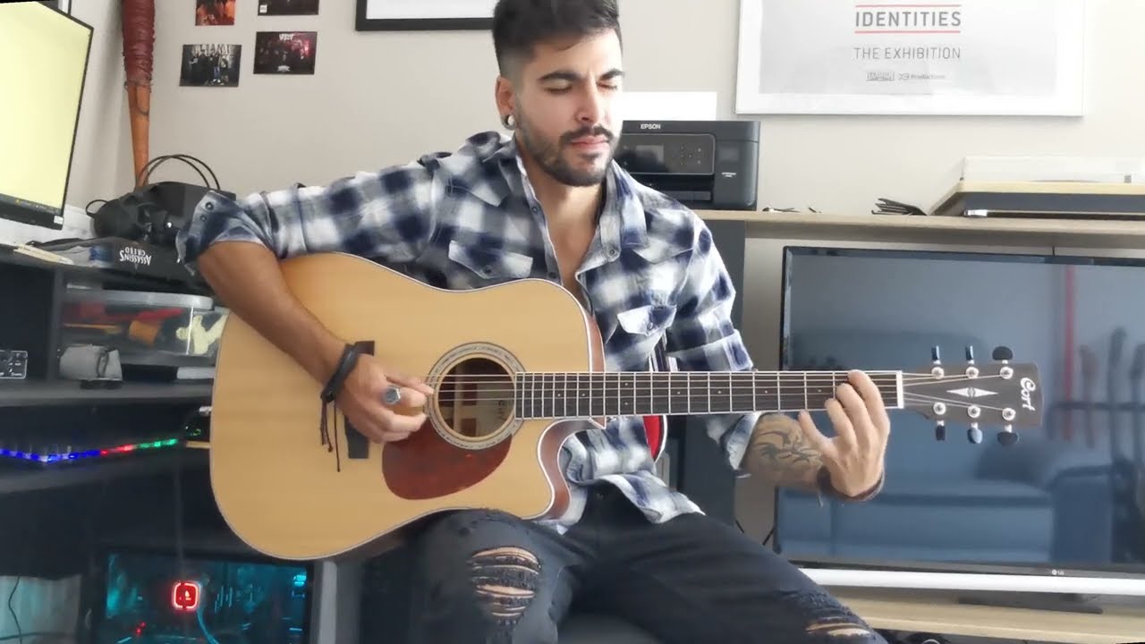 Black Veil Brides - Saviour (Acoustic & Electric Guitars Cover)
