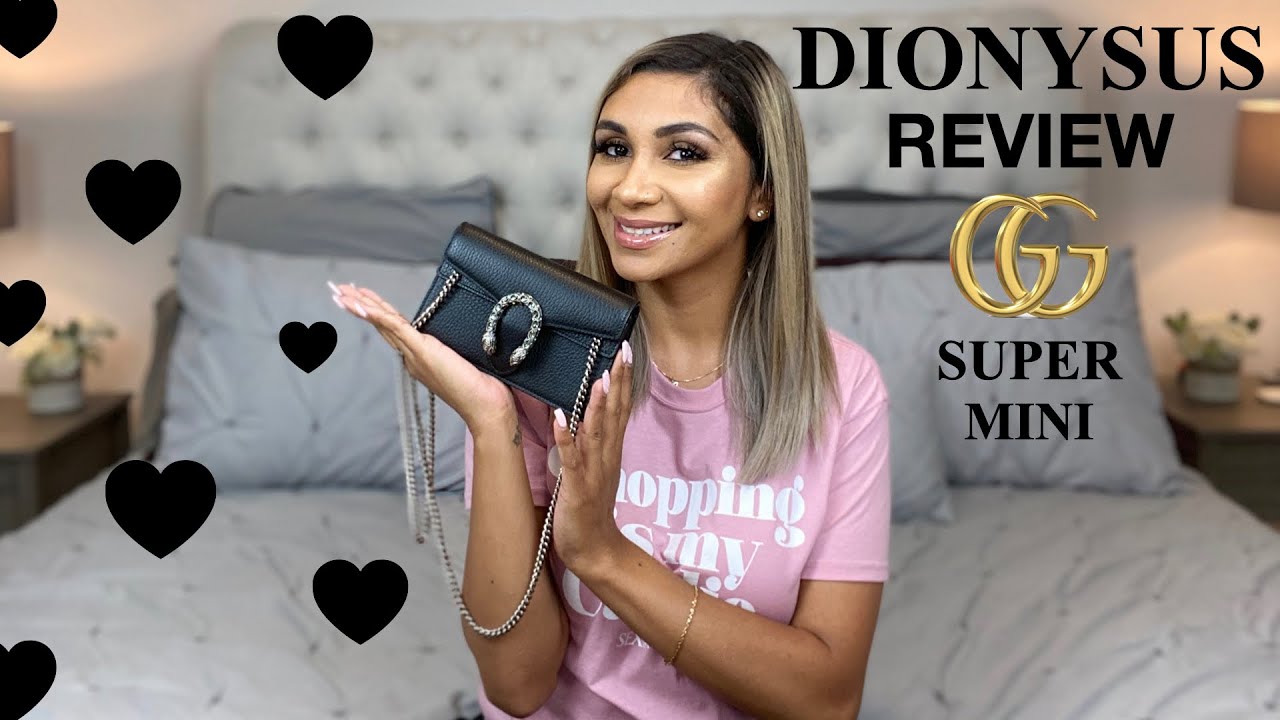 Gucci Dionysus Super Mini | 8 Different Ways To Wear It | What Fits ✨🖤✨