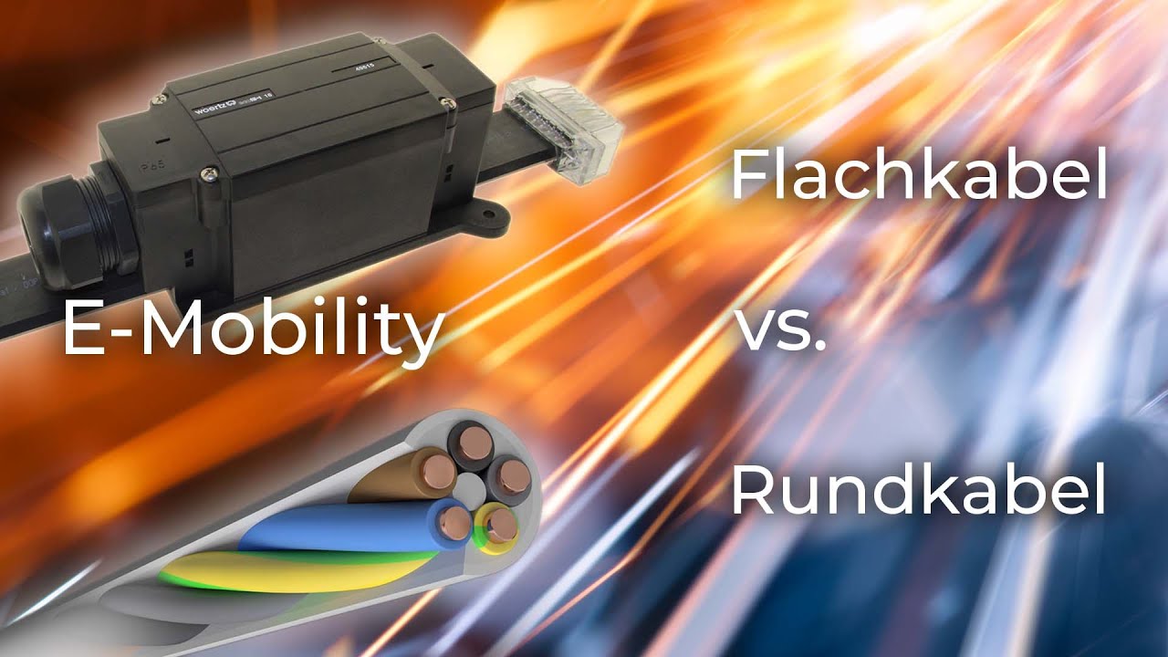 Woertz // E-Mobility // Flachkabel vs Rundkabel (DE)