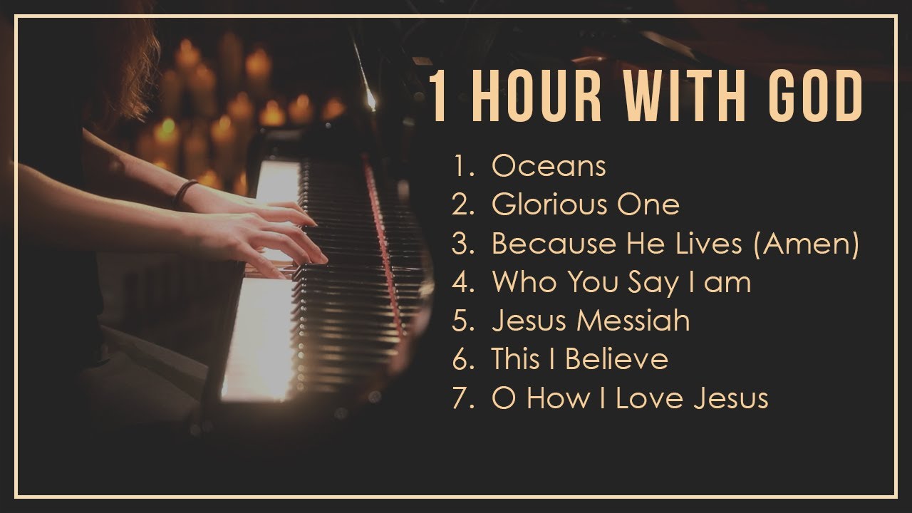 Spend 1 Hour with God – Christian Piano Worship with Lyrics by Sangah Noona
