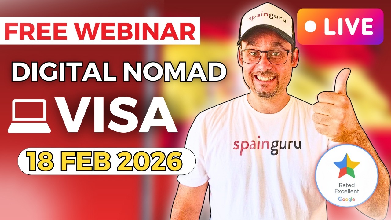 Digital Nomad Visa Spain Webinar | February 2026 Updates on Eligibility & Documentation