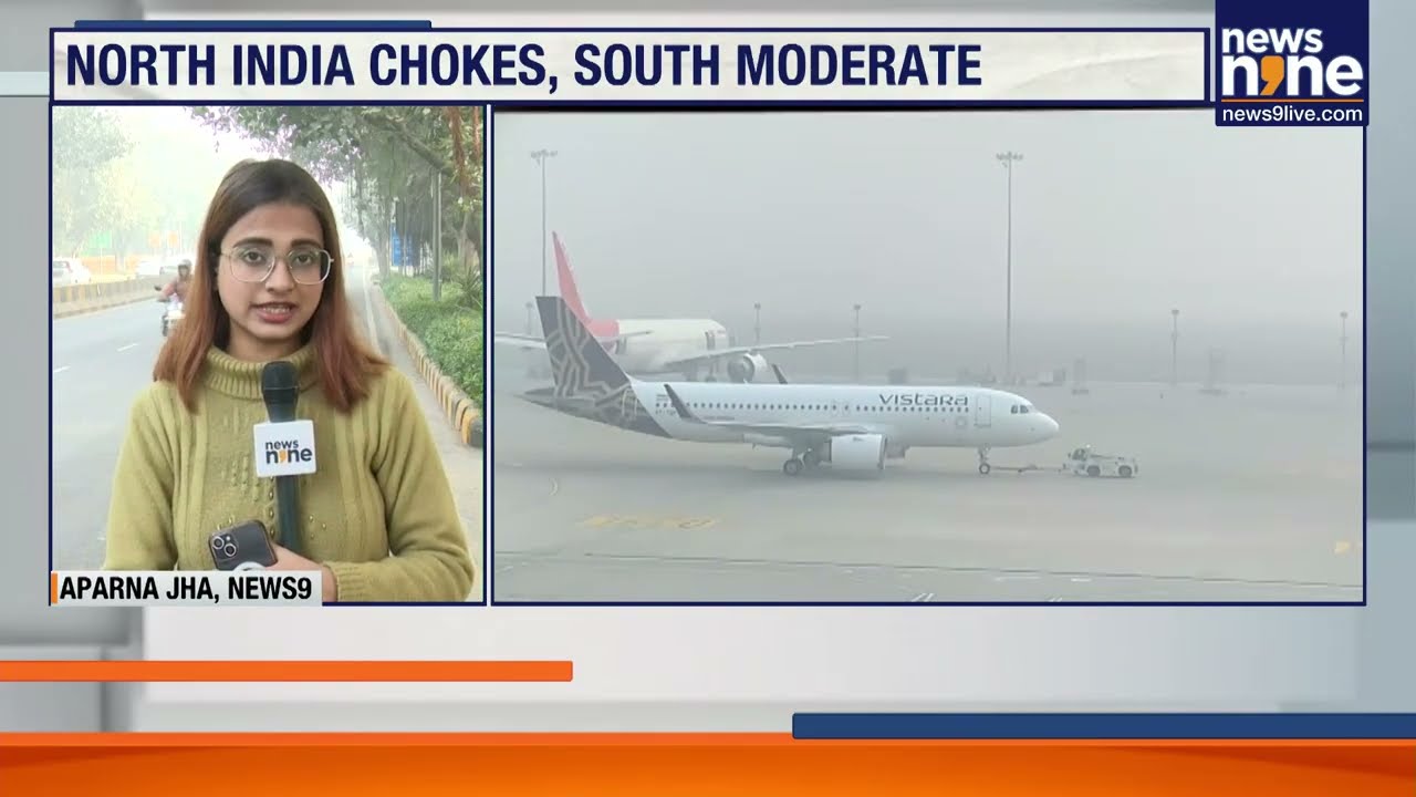 India Air Quality Update: Delhi Severe Plus, Bhubaneswar Poor, Other Cities Moderate | News9