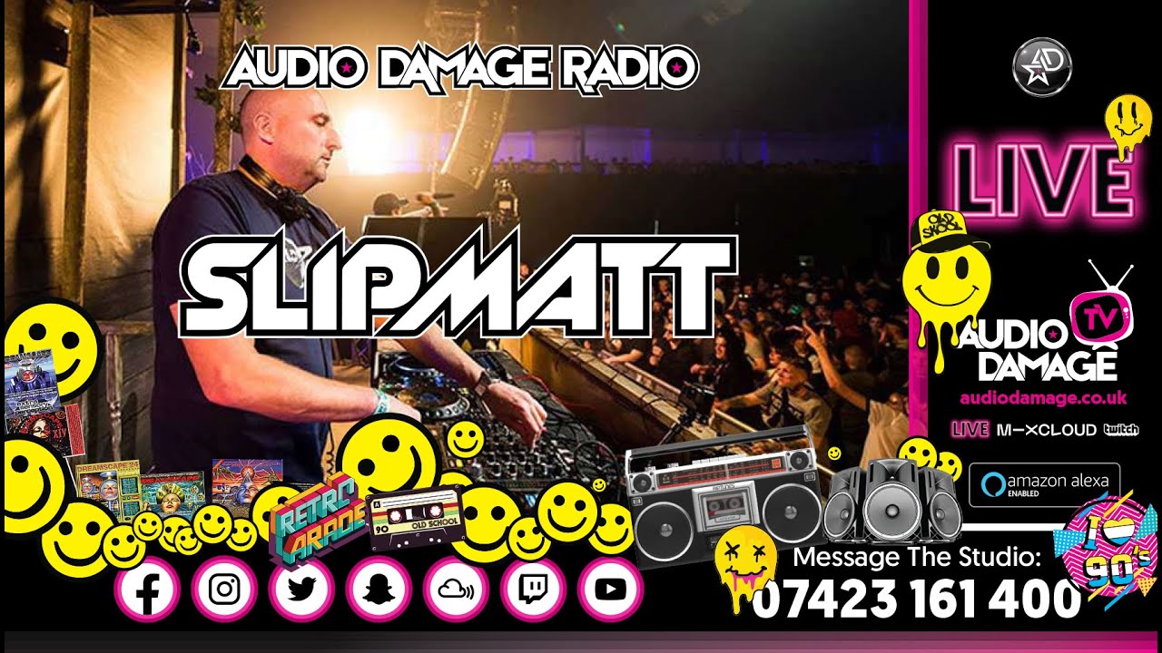Slipmatt - (World of Rave) - LIVE - Audio Damage Radio. 9 - 10pm. (17.01.2026).