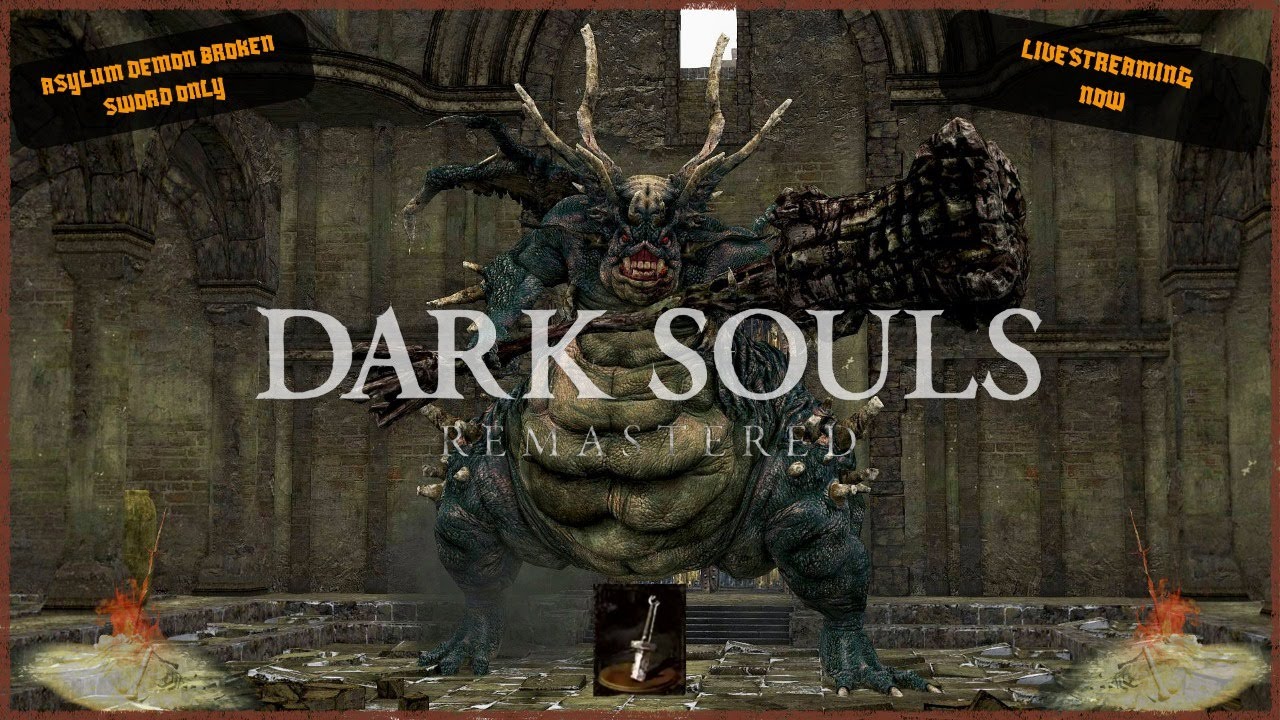 Can I beat Asylum Demon W/ a BROKEN SWORD?!