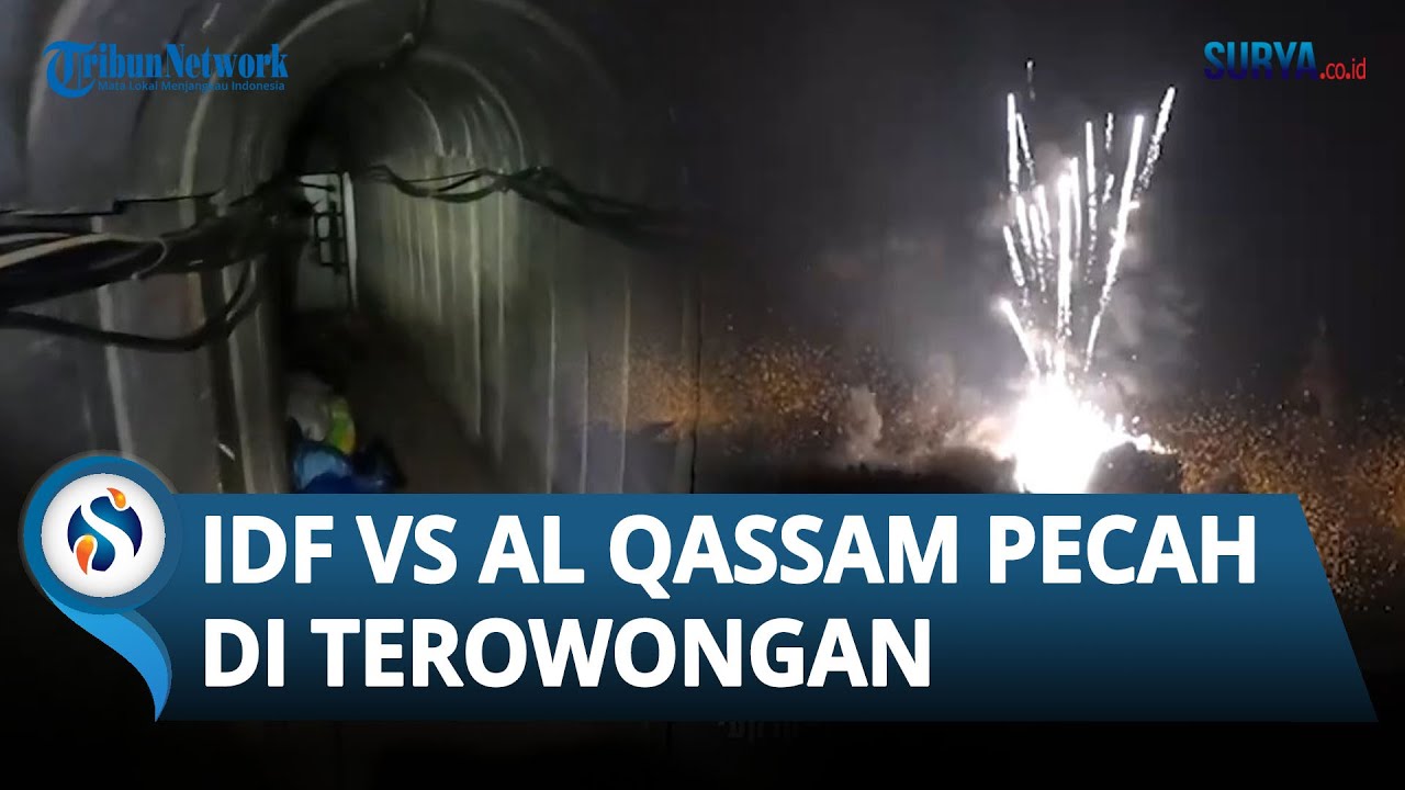 PERTEMPURAN SENGIT IDF Vs Al Qassam di Terowongan Hamas, Elite Zionis Diberondong Tembakan