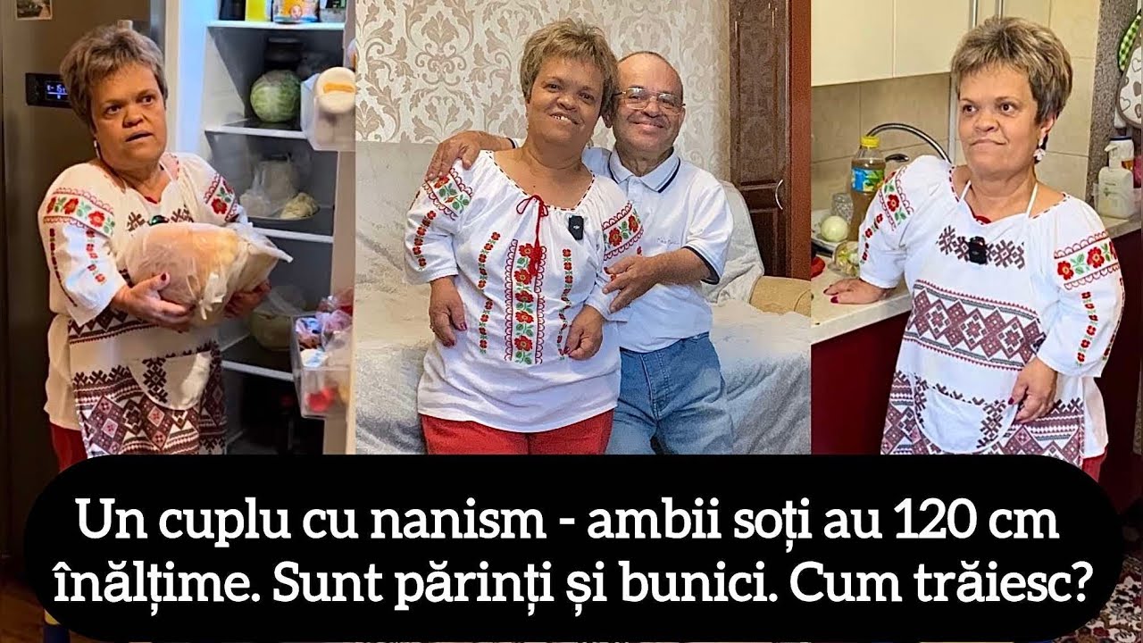 Un cuplu cu nanism - ambii soți au 120 cm înălțime. Sunt părinți și bunici. Cum trăiesc?