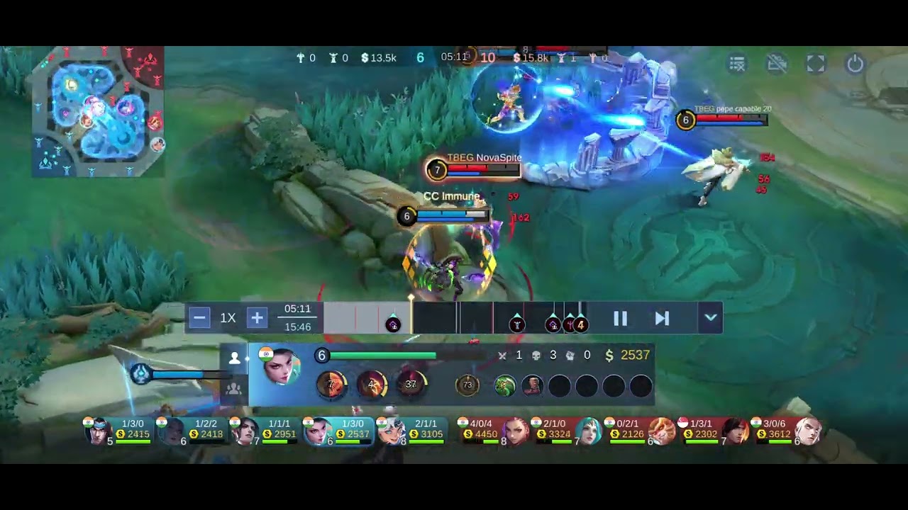 HANABI TOP 1 GLOBAL BUILD BRUTAL PERFECT SUPERB CONTROL