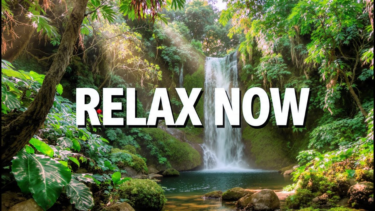 LIVE 24/7 🌿 Relaxing Spa Piano Music with Natural Water Sounds for Stress Reduction,Sleep&Relaxation