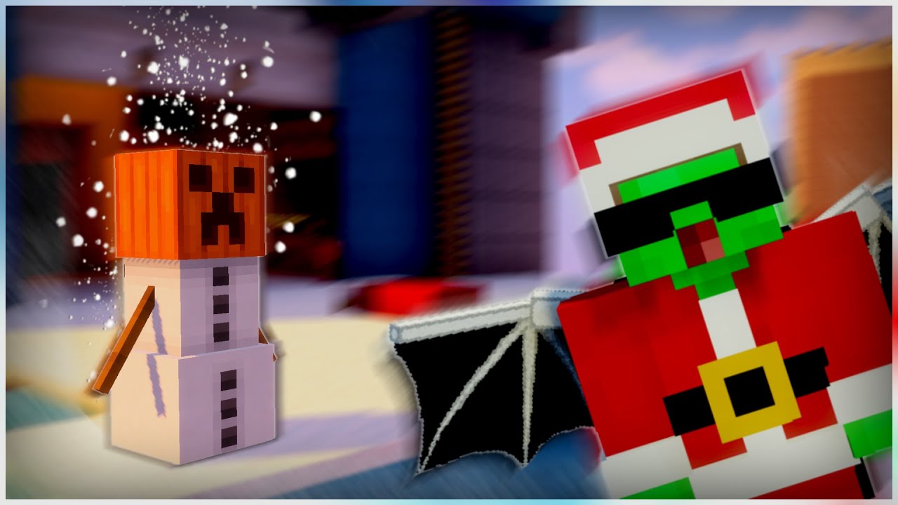 using all the NEW bedwars christmas cosmetics