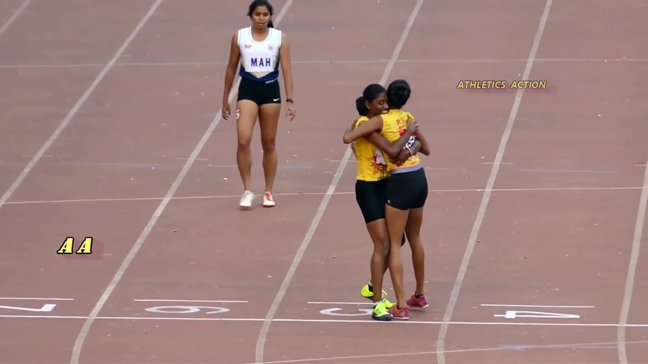 4x100 Girls Under20 Final | 34th National Junior Athletics Ranchi 2018.